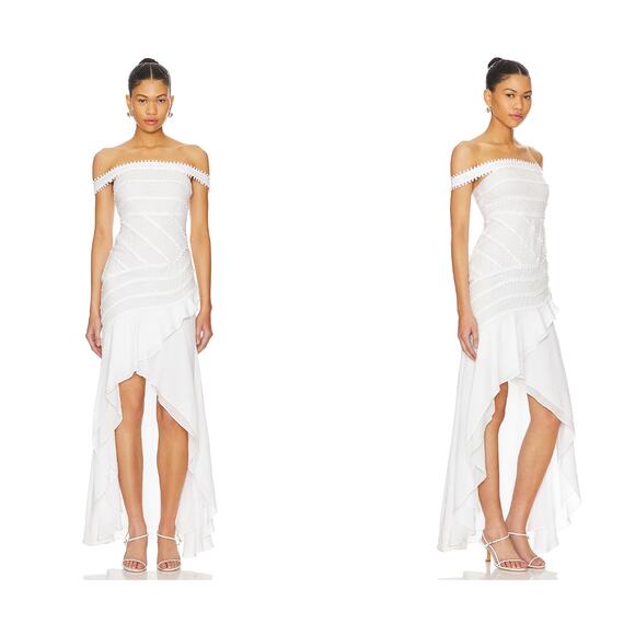 Tularosa Mandy Maxi Dress in White - Picture 1 of 10